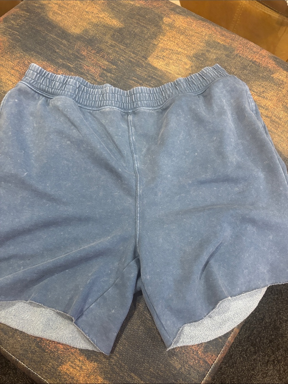 American Eagle Outfitters Blue Cozy Elastic Waist Shorts